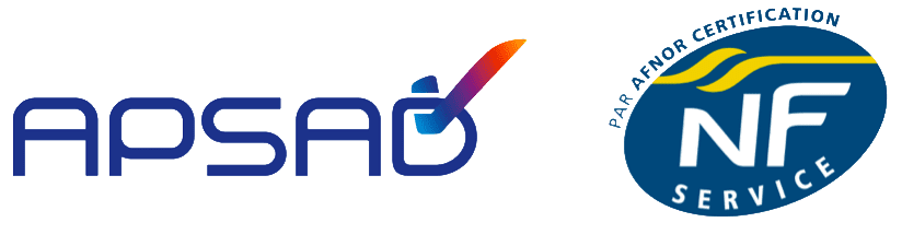 Logo certification APSAD NF Service