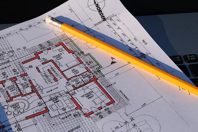 Un plans d'architecte