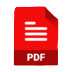 Pictogramme illustrant un fichier PDF