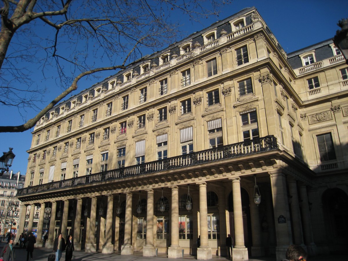 Façade de la Comédie Française à Paris, théâtre ERP de 1ère catégorie